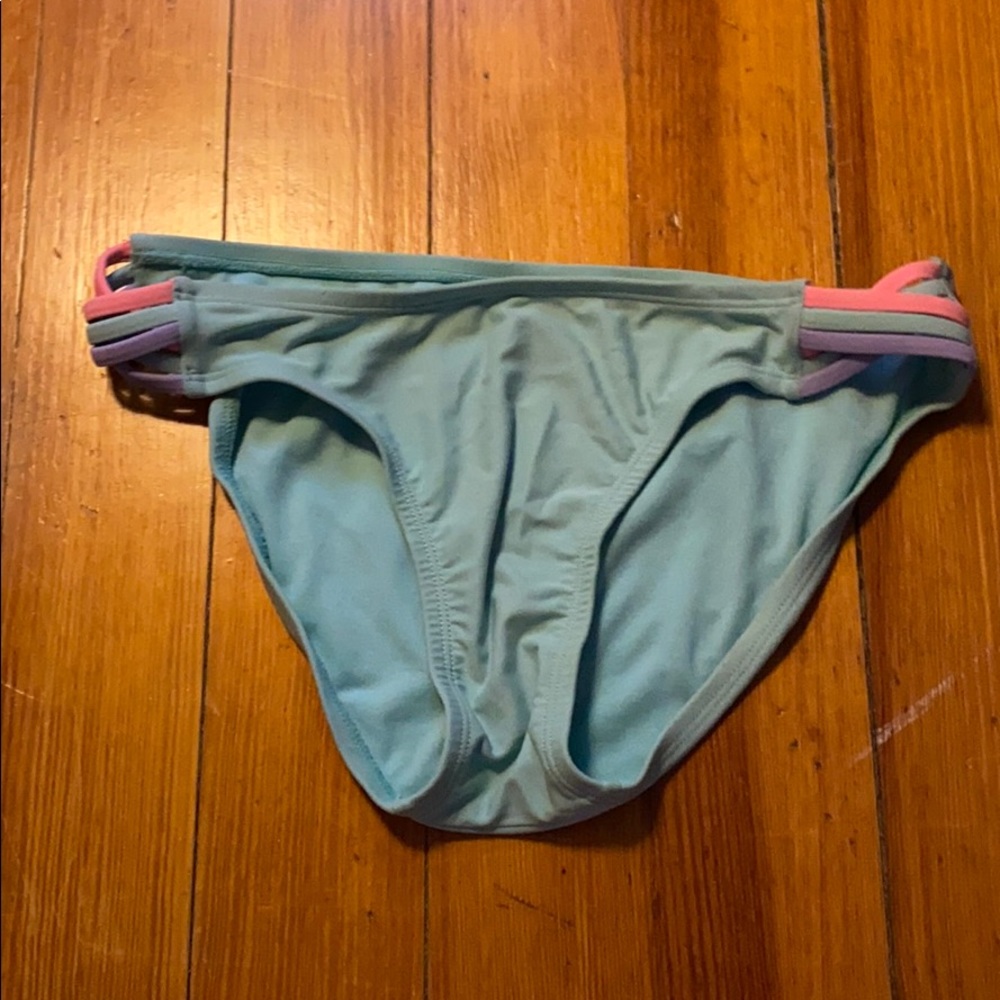 teal bikini bottoms